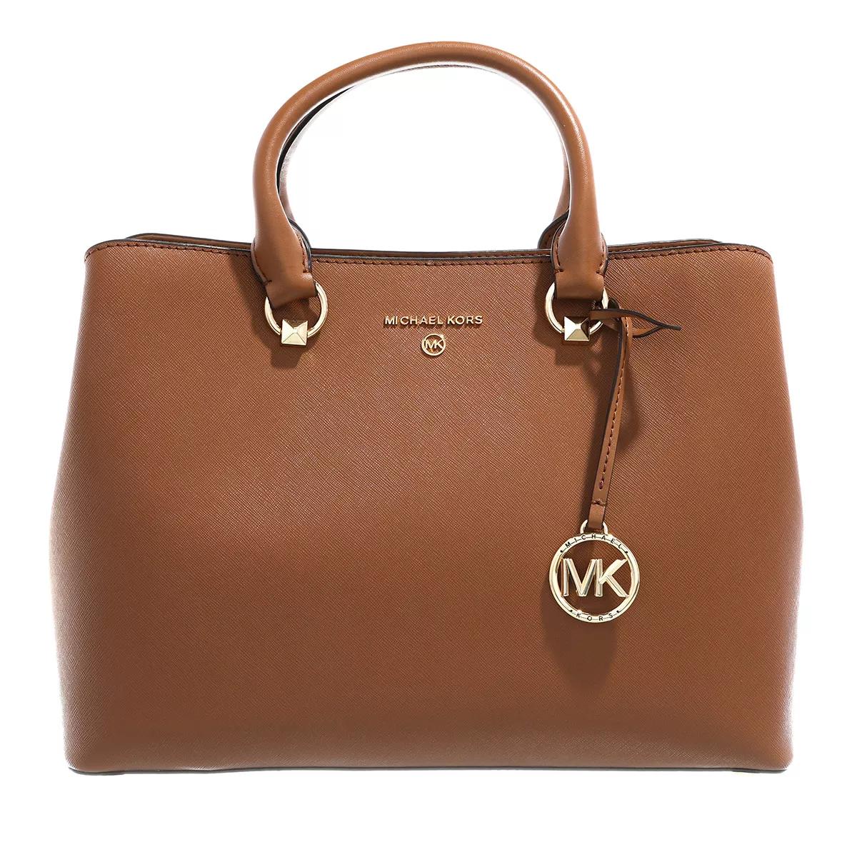 Michael kors benning hot sale large scalloped leather satchel