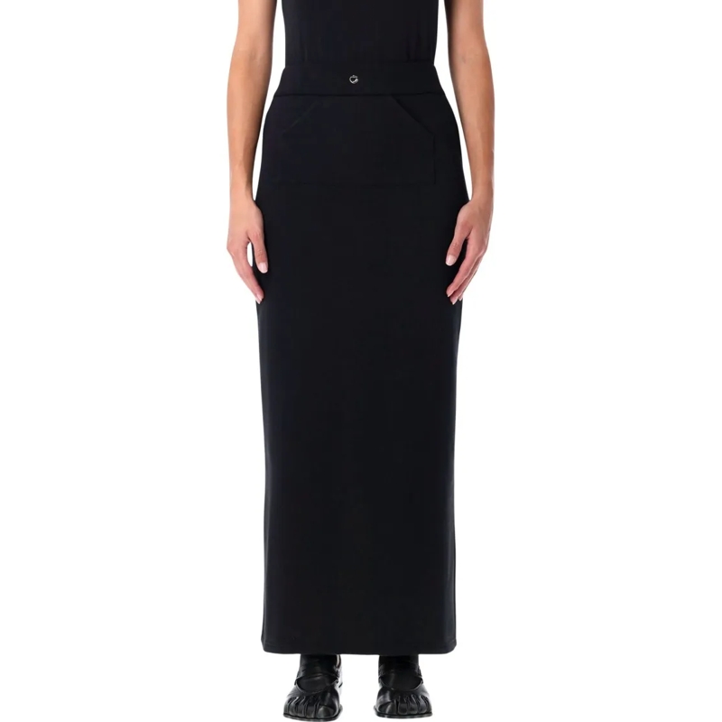 Coperni Minirok Organic Cotton Jogging Skirt Black