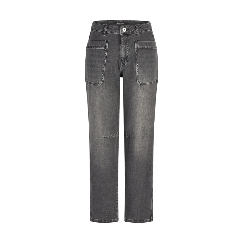 Marc Aurel Barrel-Jeans Diese Barreljeans interpretiert den Utility-Look a schwarz