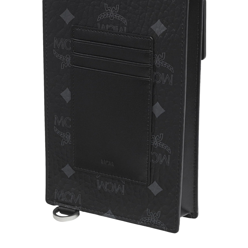 MCM Handytasche Aren Visetos Lanyard Fff Bk Black(Image 5)