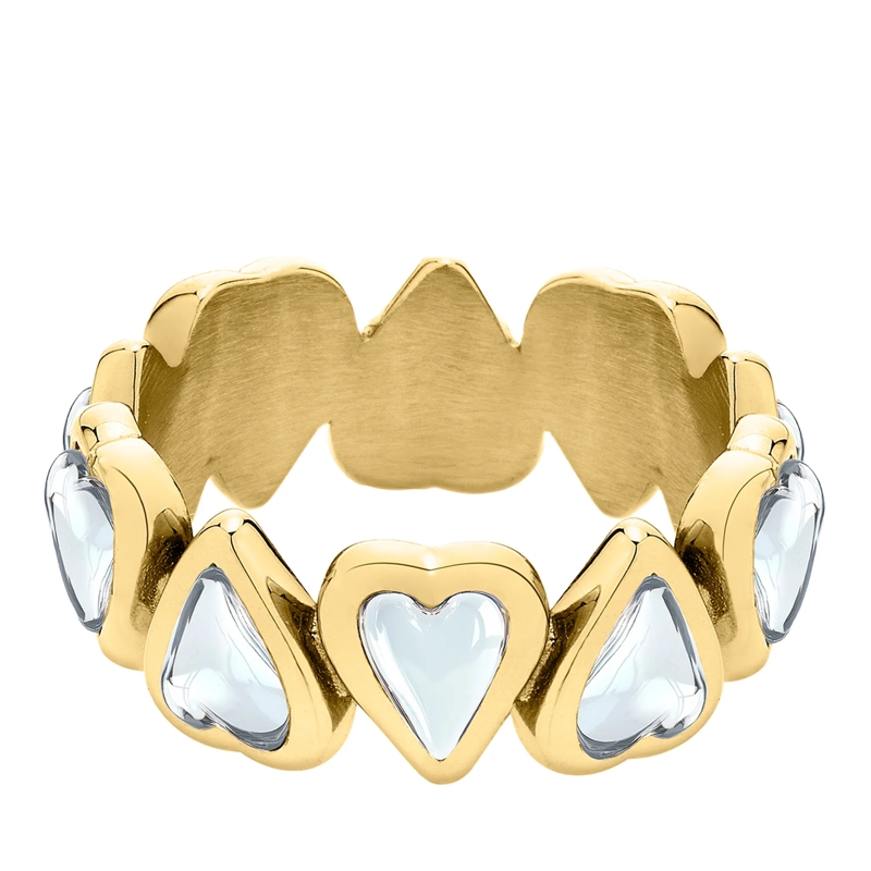 Liebeskind Berlin Ring Edelstahl Glass Heart gold(Image 3)
