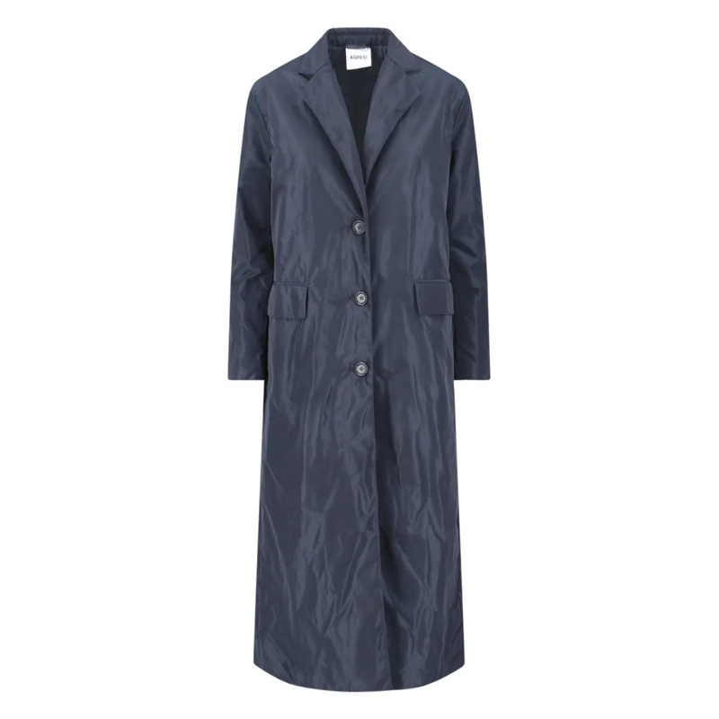 Aspesi Bontjassen Technical Coat – Navy Blue