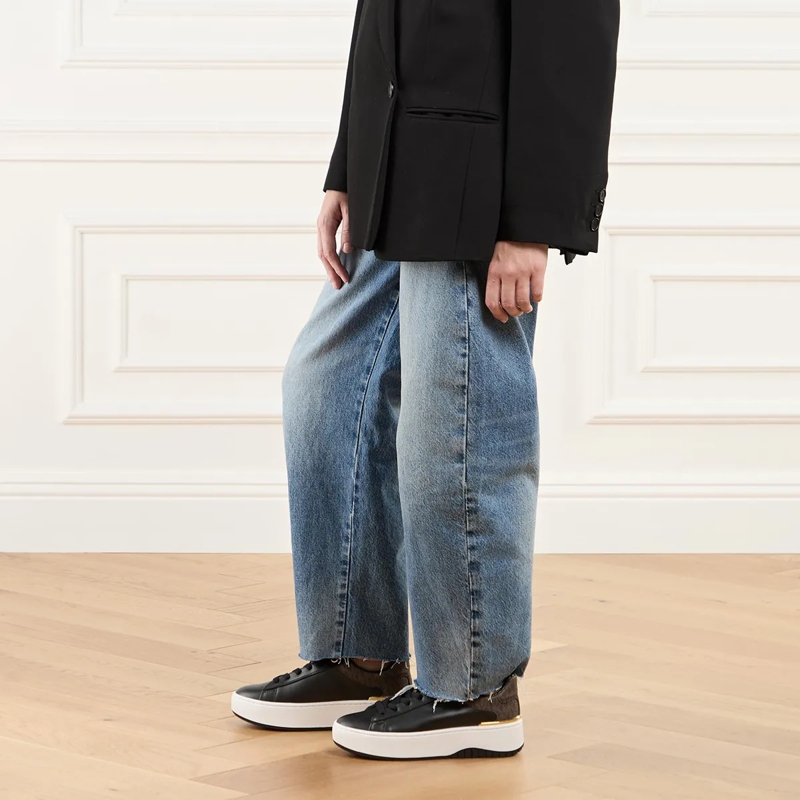 MICHAEL Michael Kors Low-Top-Sneaker Dottie Lace Up Brown/Blk(Image 2)