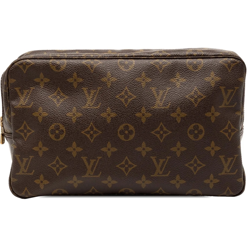 Louis Vuitton Clutch Monogram Trousse Toilette 28 braun