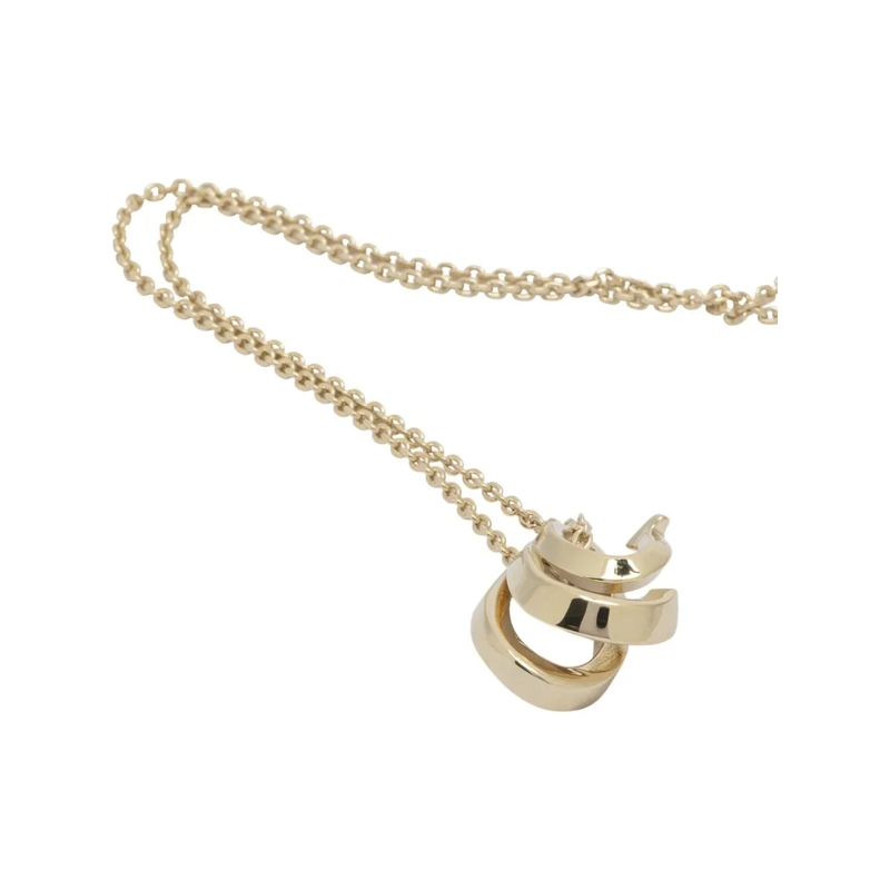 Salvatore Ferragamo Medium Halsketting "Triplo Gancini" Necklace Gold