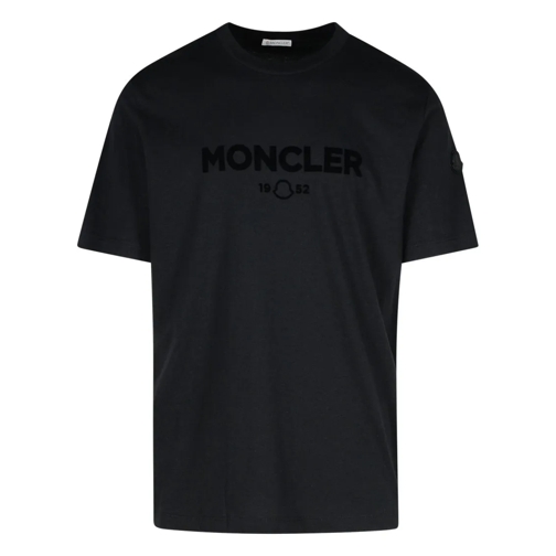 Moncler Black Cotton Blend T-Shirt Black T-tröjor