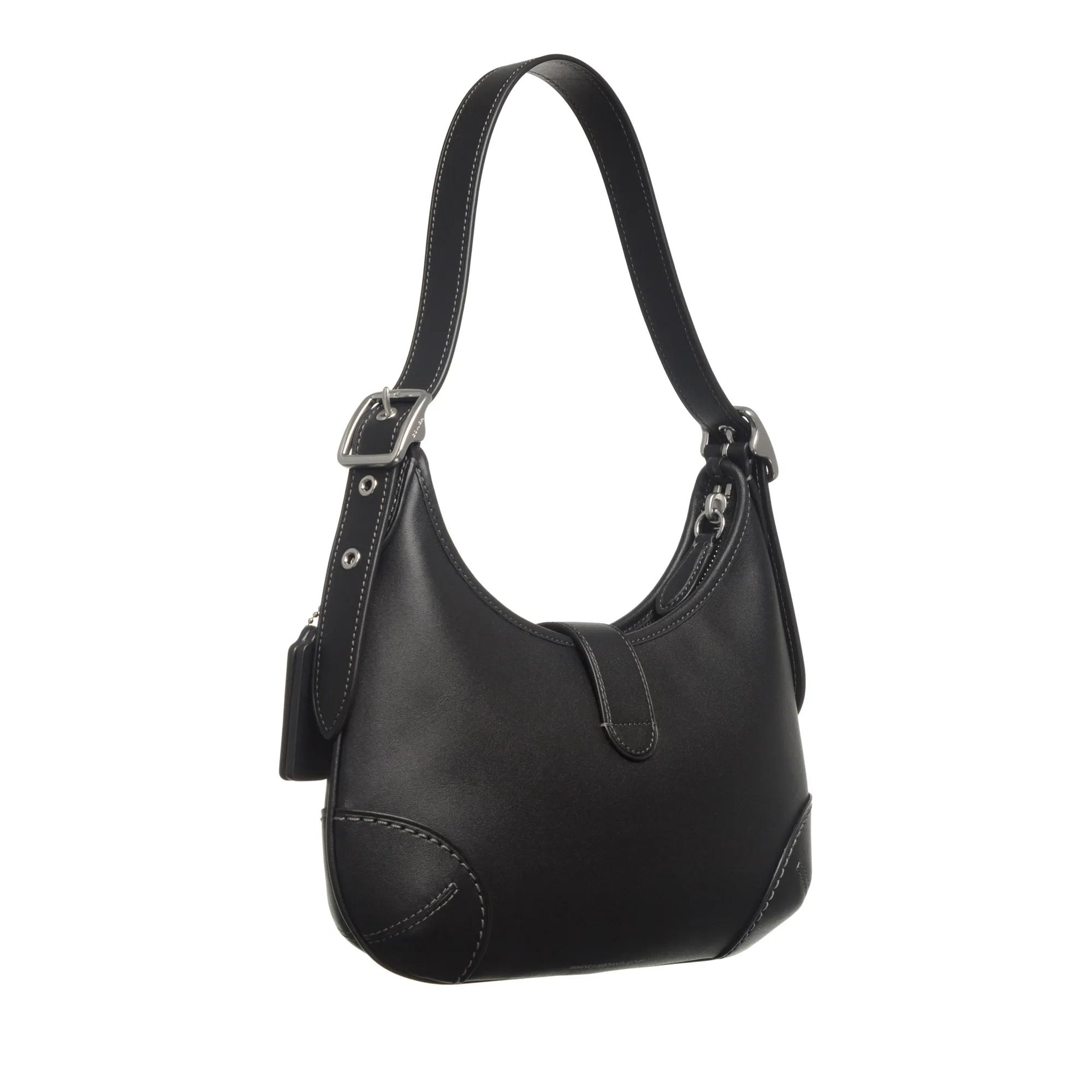 Coach Hobo bags Glovetanned Leather Hamptons in zwart