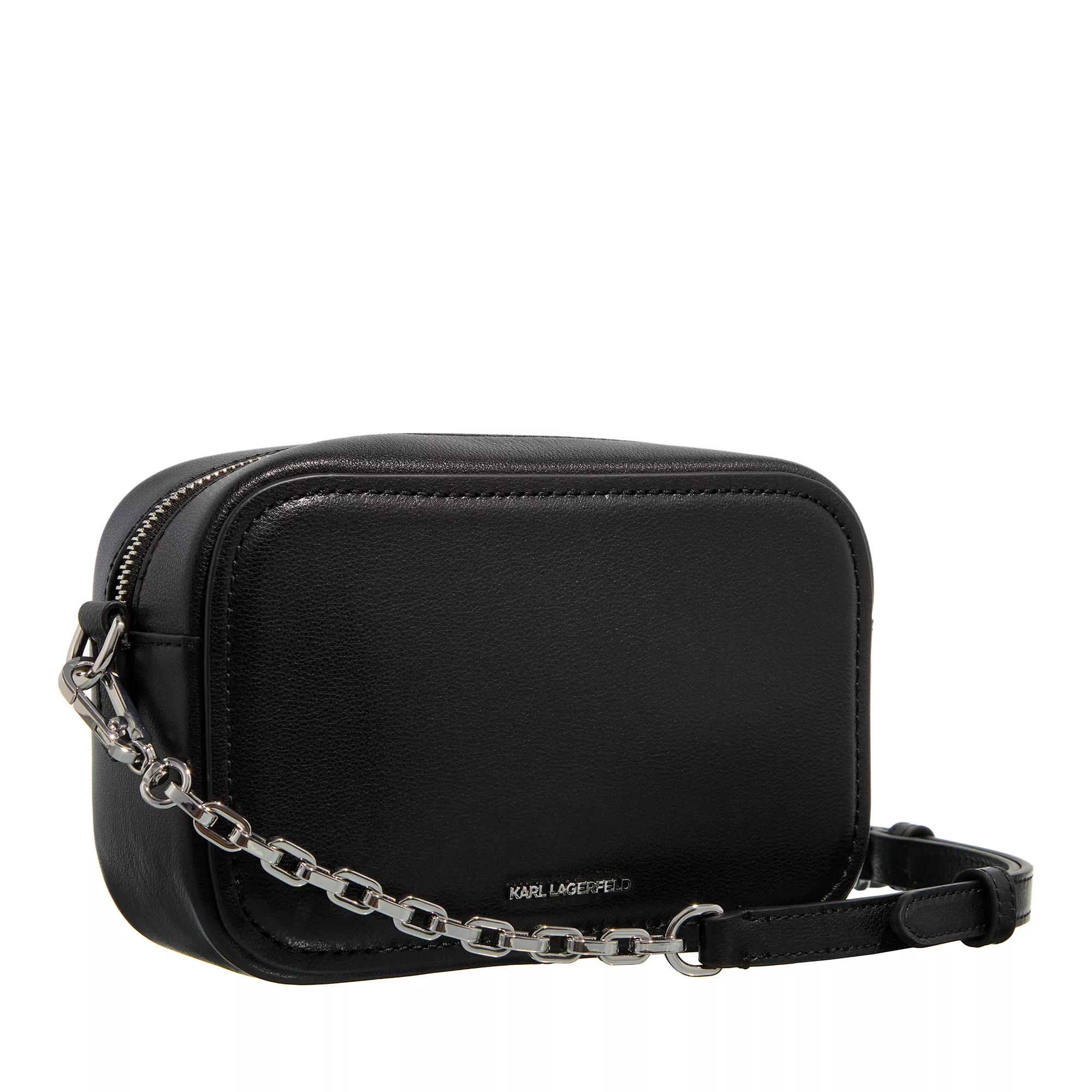 Karl Lagerfeld Crossbody bags K Ikonik 2.0 Leather Cmb Pin in zwart