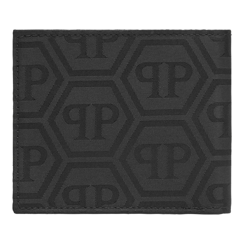 Philipp Plein Geldbörse Französische Brieftasche Monogram schwarz(Image 2)