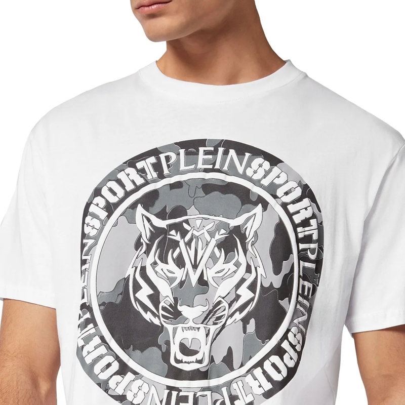 Plein Sport T-Shirt T-Shirt Carbon Tiger weiss(Image 4)