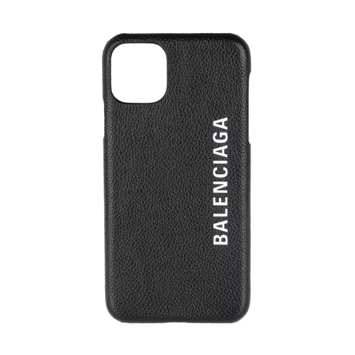 Balenciaga Logo Smartphone Case iPhone 11 Max Pro Black/White Handyhülle