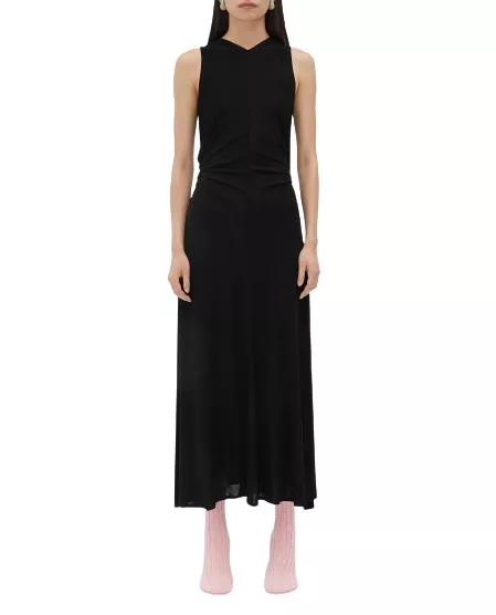 Bottega Veneta - Black Jersey Evening Dress Cut Out Back - Größe 40 - black