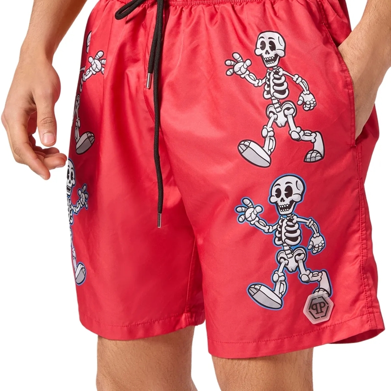 Philipp Plein  Badehose Skeleton rot(Image 2)