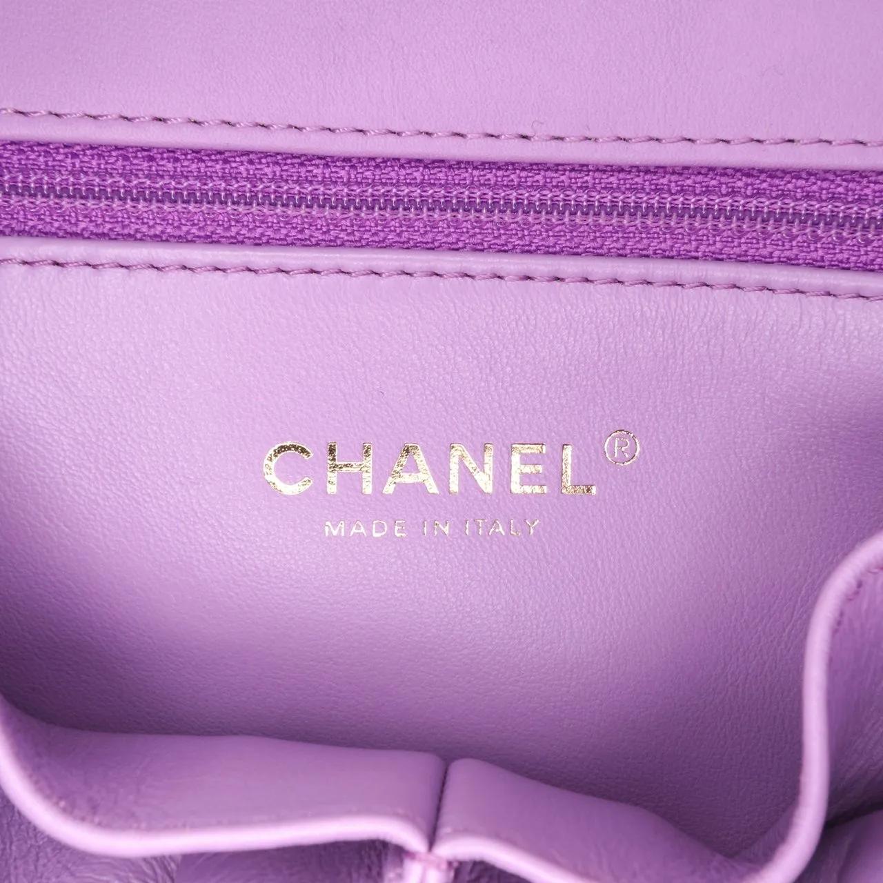 Thumbnail - Chanel Hobo Bags - 2019 Medium Tweed CC Filigree Flap - Gr. unisize - in Orange - für Damen