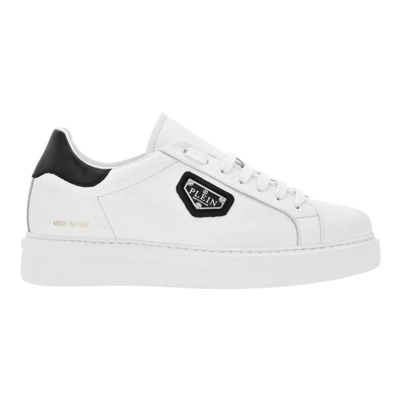 Philipp Plein Low-Top-Sneaker Lo-Top Turnschuhe Titan weiss