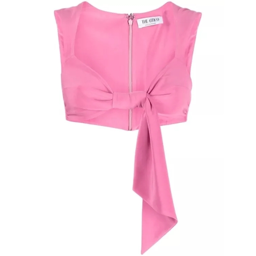 The Attico Pink Stacy Top Pink 