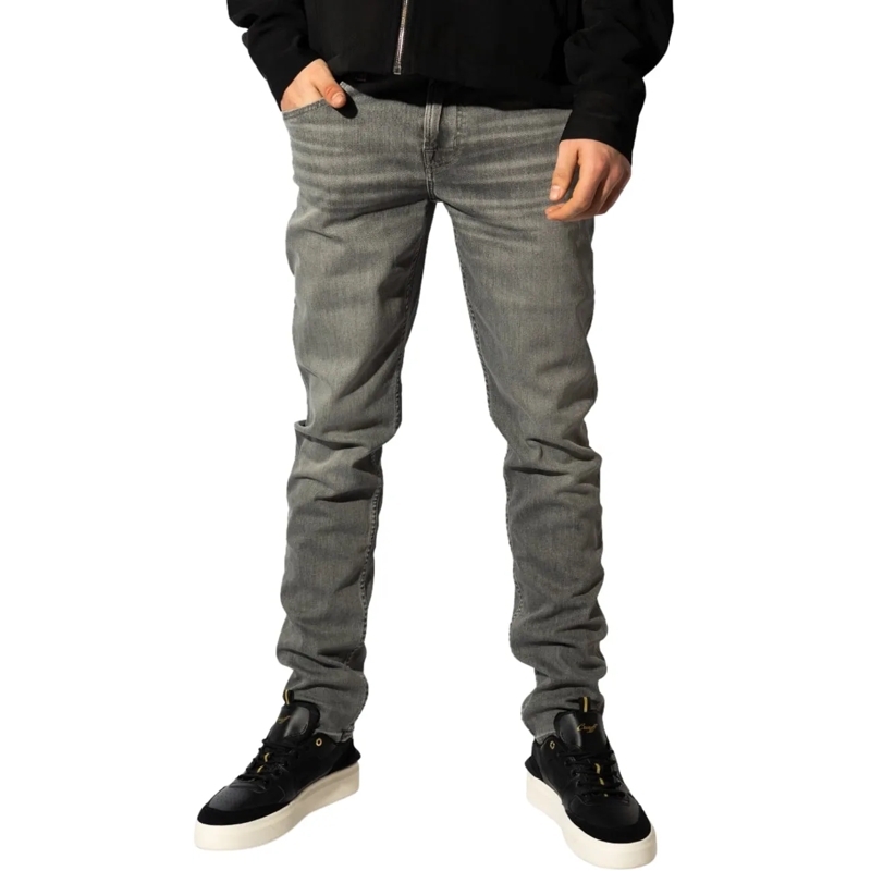 Seven for all Mankind Skinny-Leg-Jeans Slimmy Tapered Luxe Performance Eco Jeans Stone grau