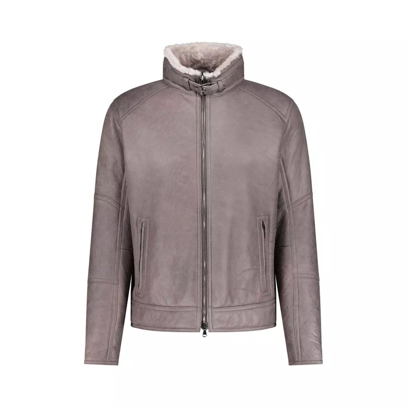 Werner Christ  Lederjacke Basti Braun