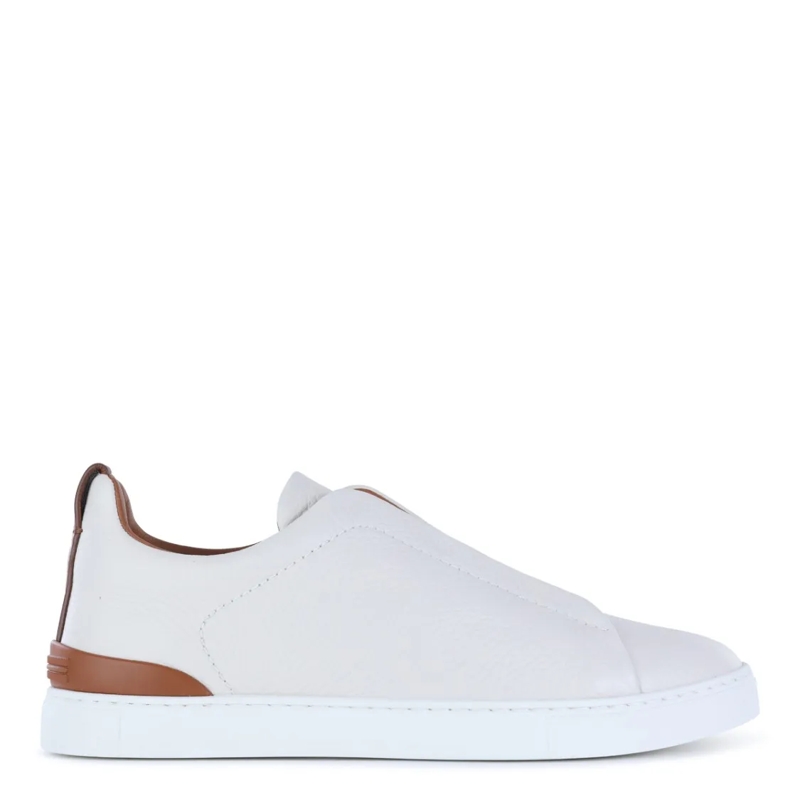 Zegna Low-Top-Sneaker White Leather Sneakers White