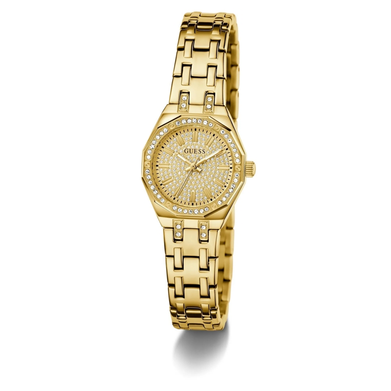 Guess Quarzuhr Quarz-Analoguhr Pixie gold