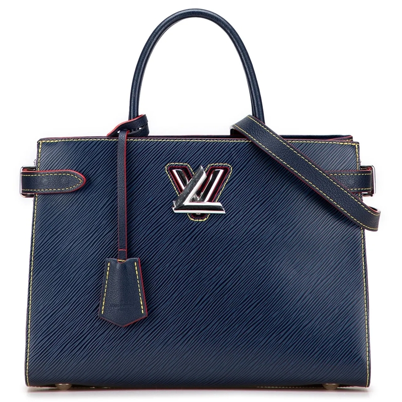 Louis Vuitton Sac à bandoulière Epi Twist Satchel blau