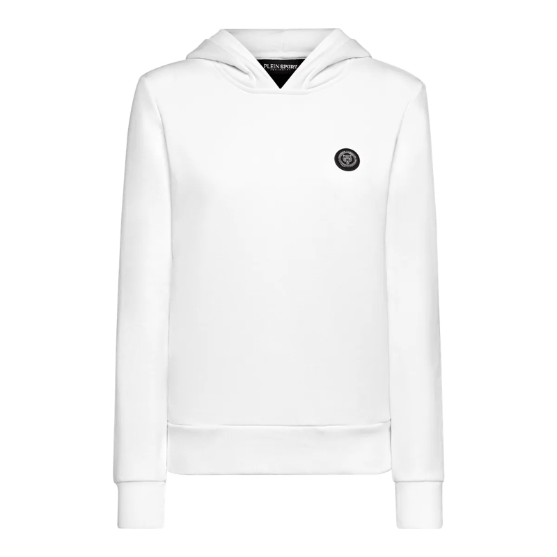 Plein Sport Top Hoodie weiss
