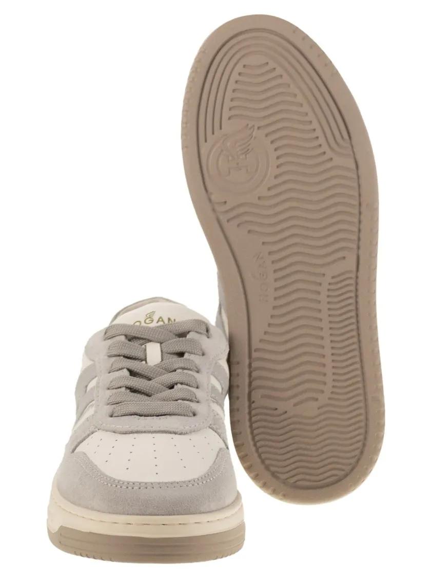 Thumbnail - Hogan Low-Top Sneaker - H630 - Leather Sneakers - Gr. 37,5 (EU) - in Beige - für Damen
