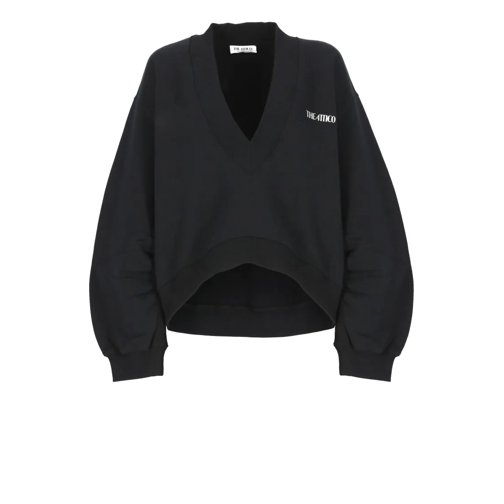 The Attico Sweatshirt With Logo Black Shirts