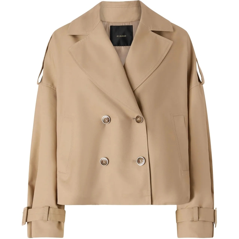 Pinko Manteaux de tanche Coats Beige Chantilly beige