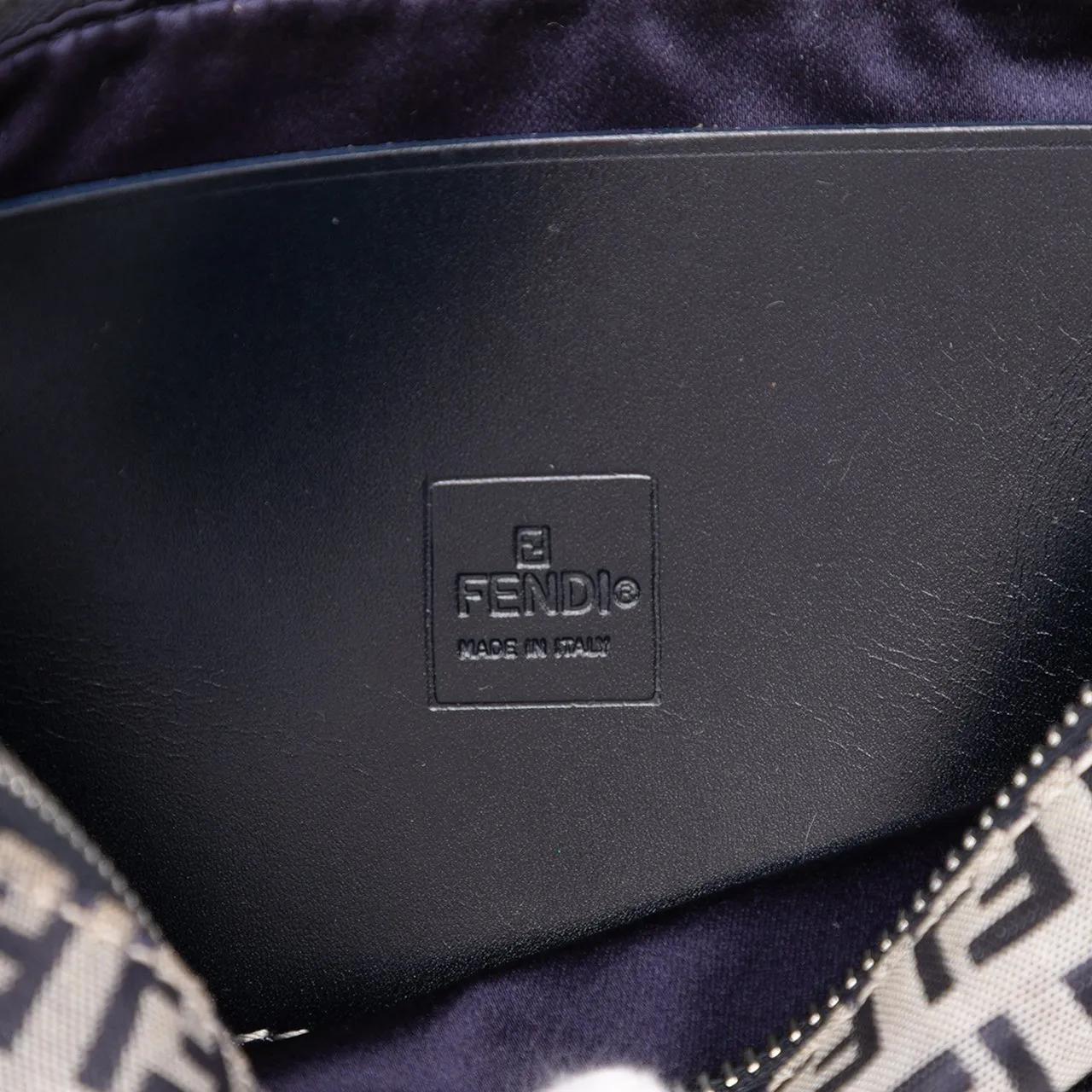 Thumbnail - Fendi Hobo Bags - Zucchino Canvas Crossbody - Gr. unisize - in Grau - für Damen