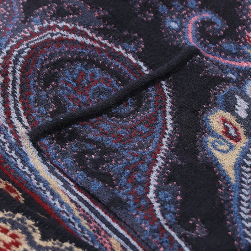 Etro Strickjacke Lange Strickjacke mit Gürtel mehrfarbig(Image 6)