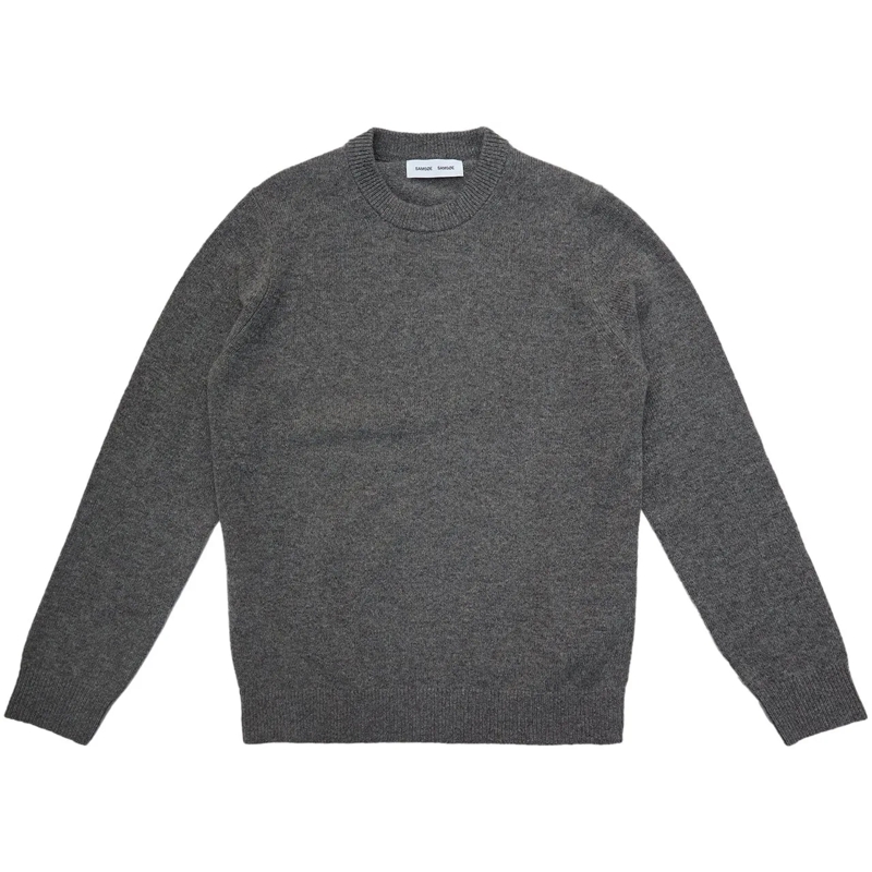 Samsøe Samsøe Pullover Maglione Knit Isak Grigio grau