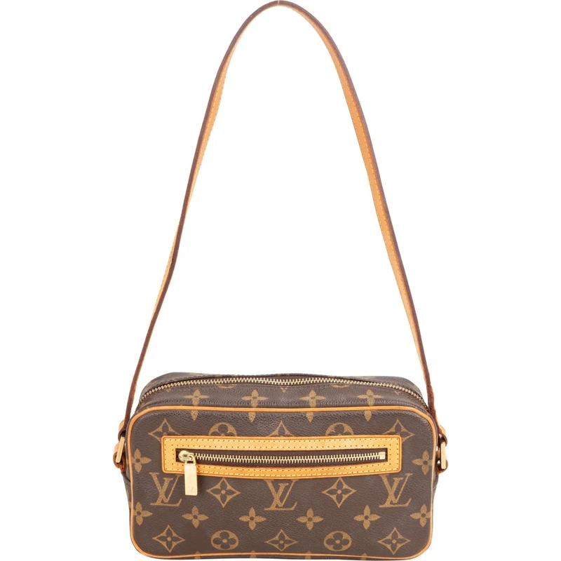Louis Vuitton Tote Louis Vuitton Canvas Monogram Pochette Cite Should braun