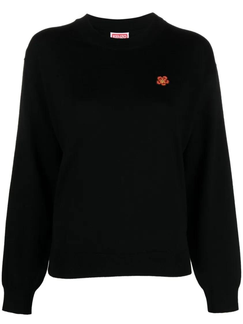 Kenzo - Wool Sweater - Größe M - schwarz