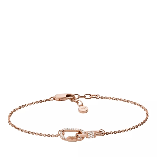 Emporio Armani Women's Sterling Silver Chain Bracelet EG3528221 Rose Gold Armband