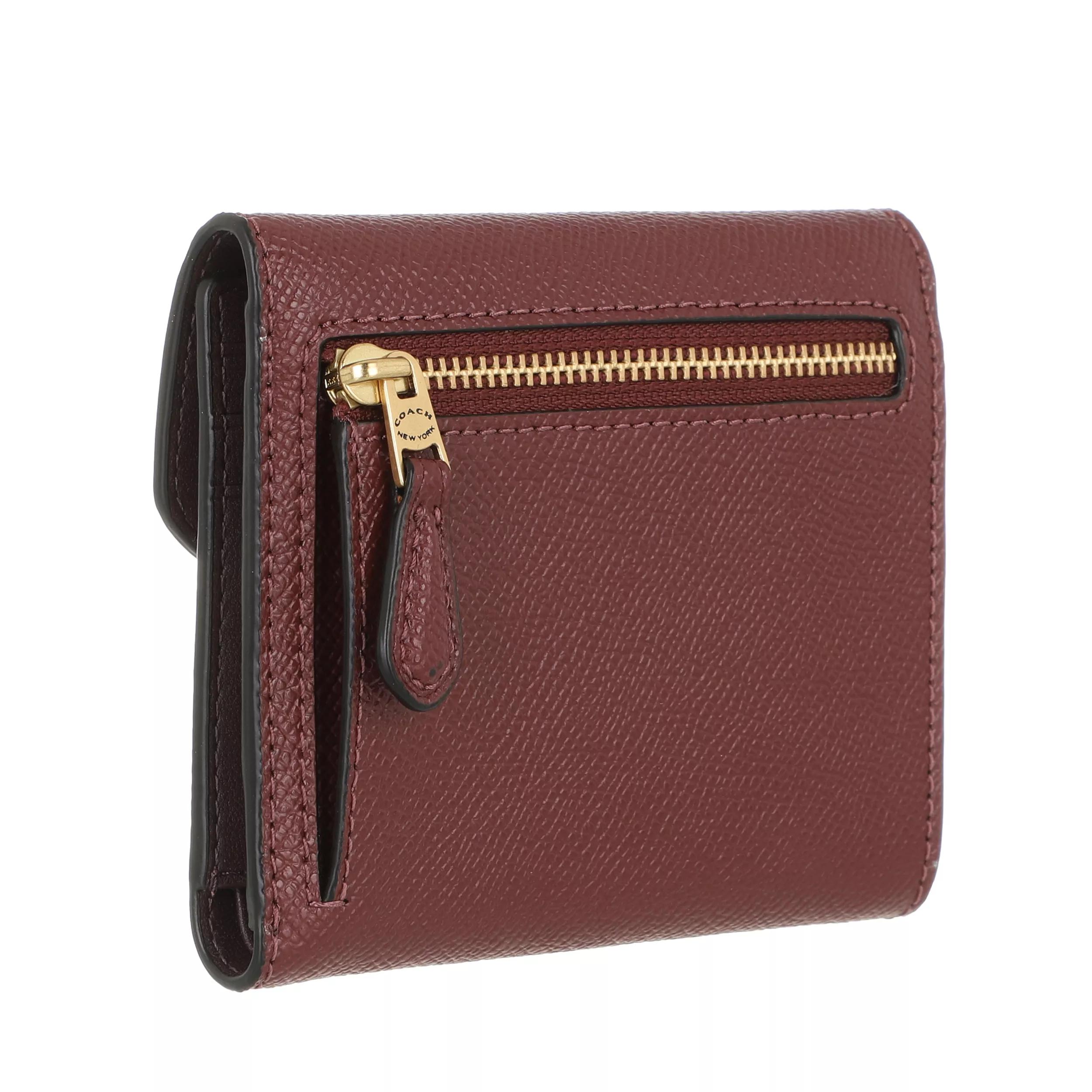 Small red hot sale coach wallet