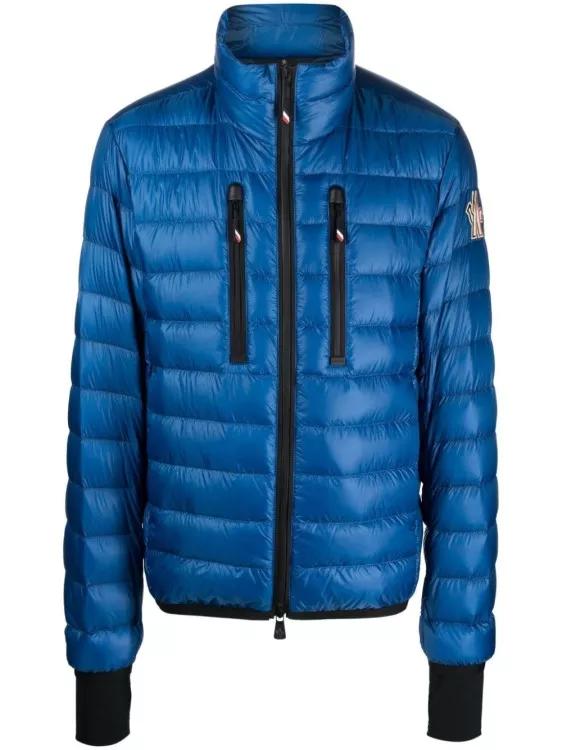 Moncler - Logo-Patch Padded Jacket - Größe 3 - blue