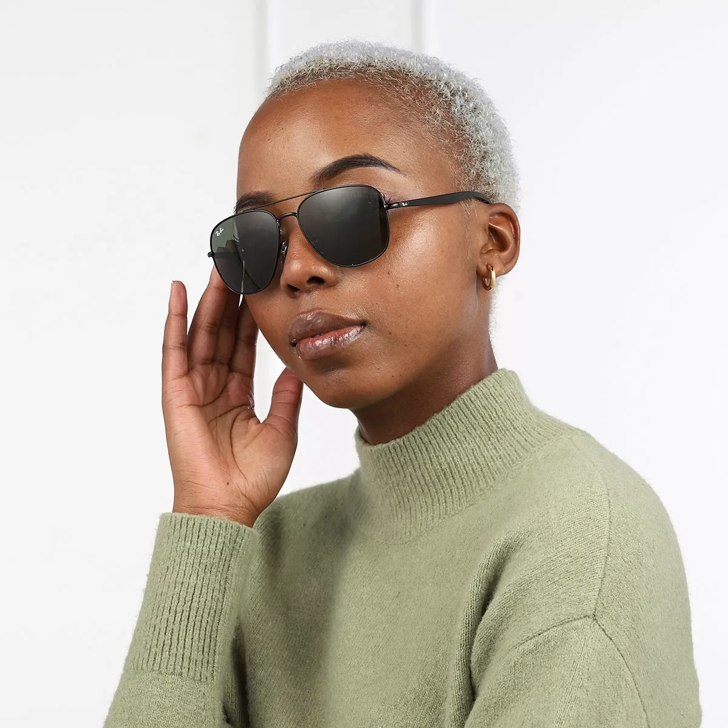 Black ray ban aviators mens online