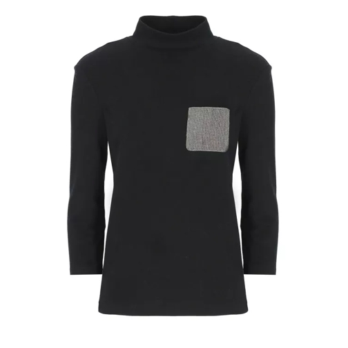 Fabiana Filippi Cotton T-Shirt Black 