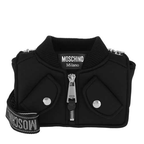 Moschino Biker Shoulder Bag Black Borsetta a tracolla