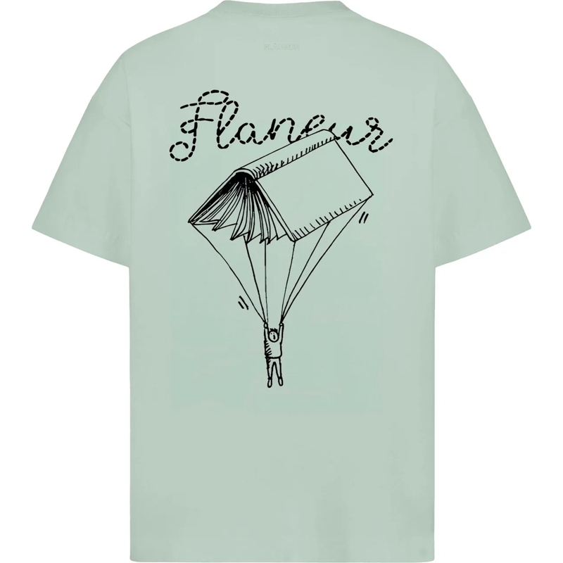 Flâneur T-shirt One for the Books T-Shirt | Silt Green grün