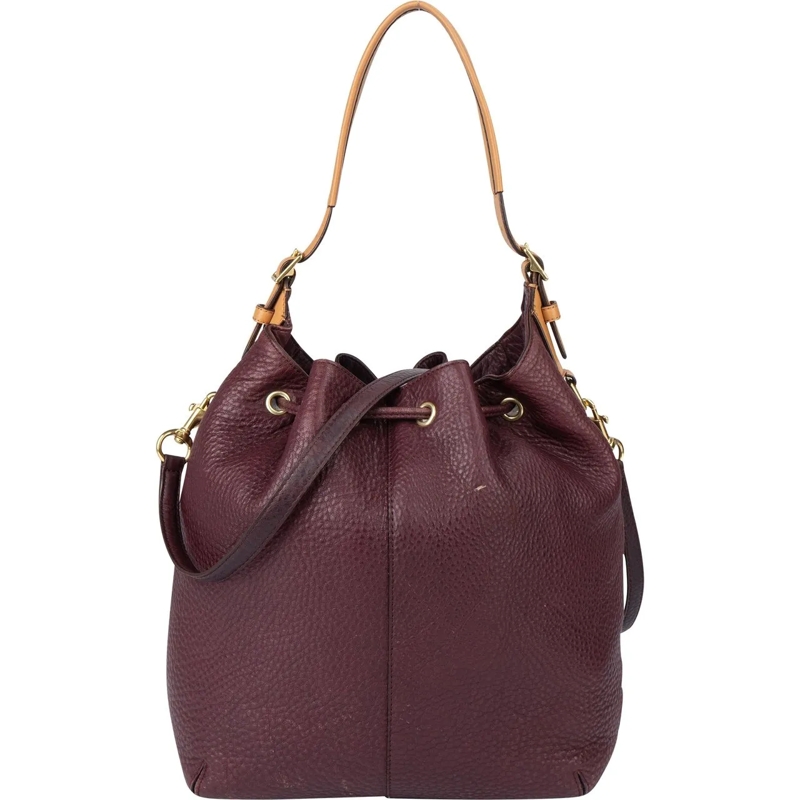 Coach Tote Coach Purple Leather Bucket Shoulder bag lila