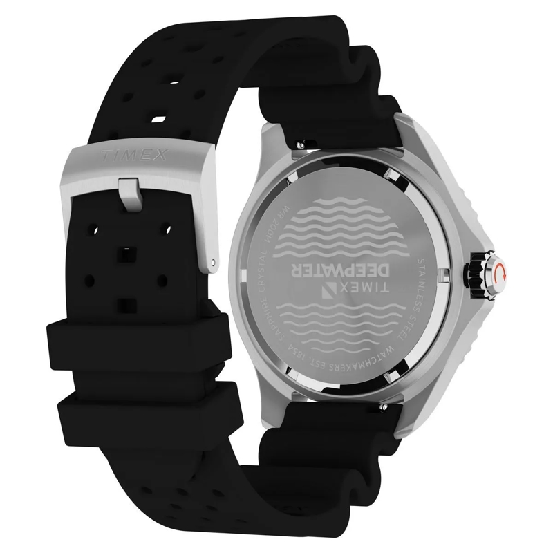Timex Quarzuhr Quarz-Analoguhr Deep Water Meridian 200 schwarz(Image 5)