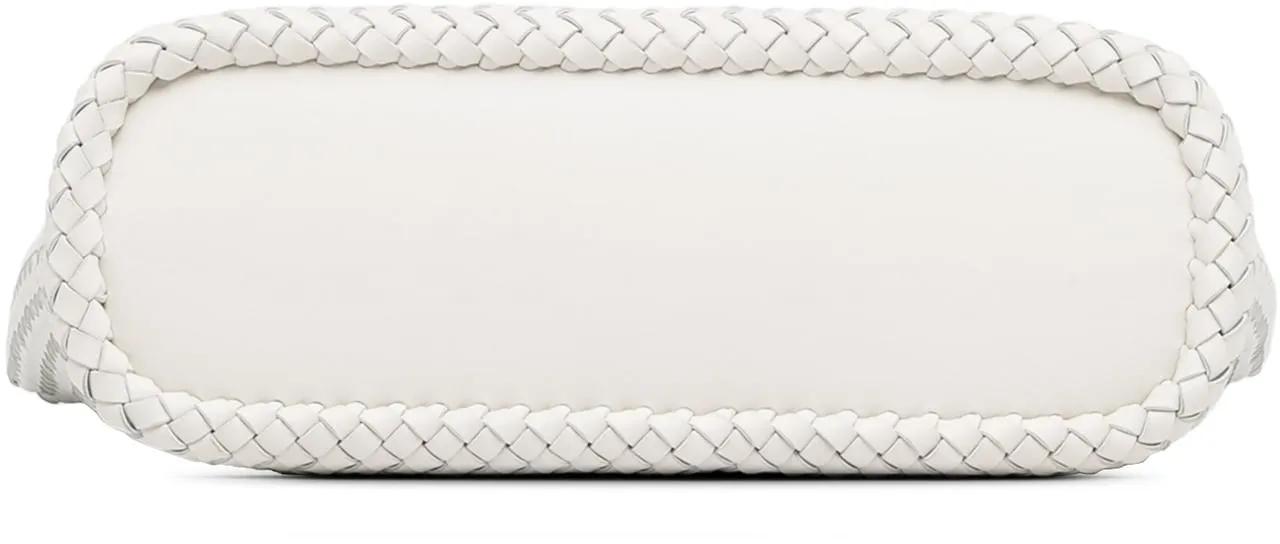 Thumbnail - Bottega Veneta Shopper - Bicolor Intrecciato Tote - Gr. unisize - in Weiß - für Damen