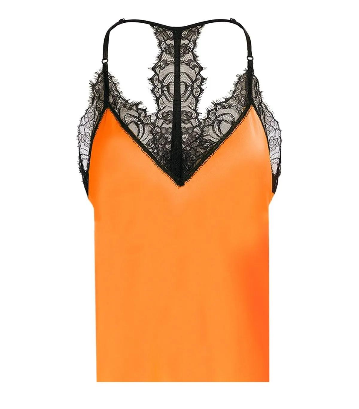 Essentiel Antwerp - ESSENTIEL ANTWERP ESCALE ORANGE TOP - Größe XS - orange