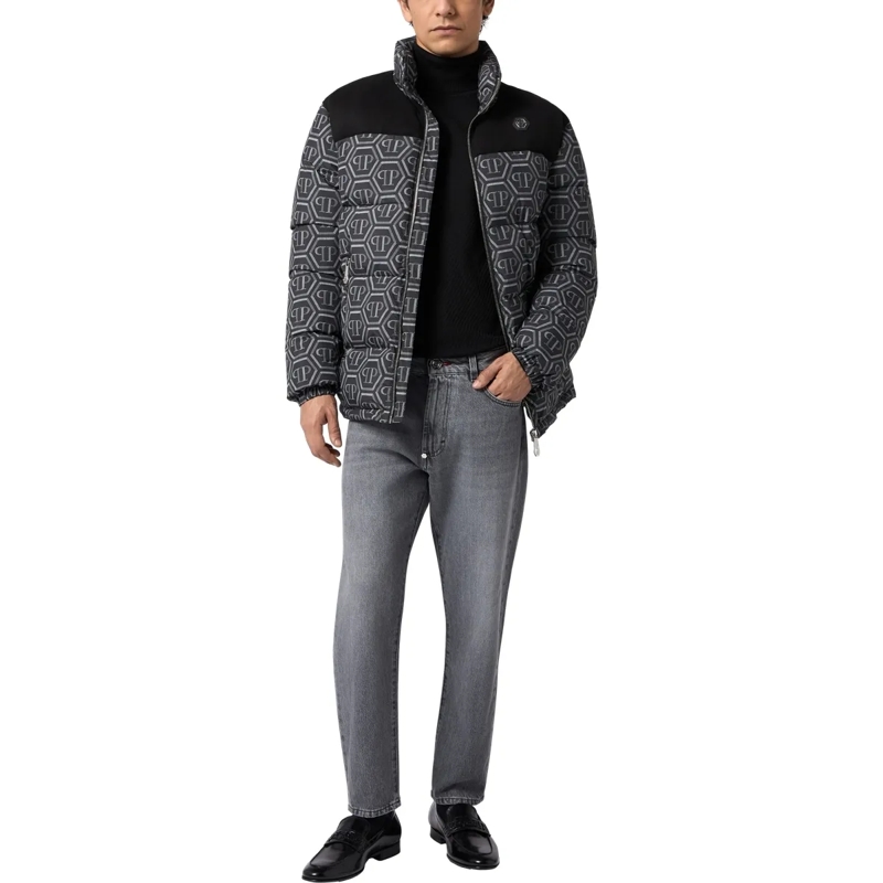 Philipp Plein Cropped-Jeans Das Basismodell der 5-Pocket-Jeans zeichnet sich d grau(Image 4)