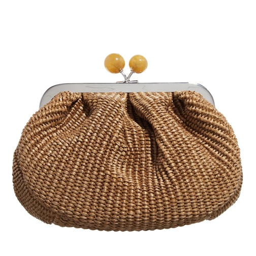 WEEKEND Max Mara Clutch Palmas Cuoio