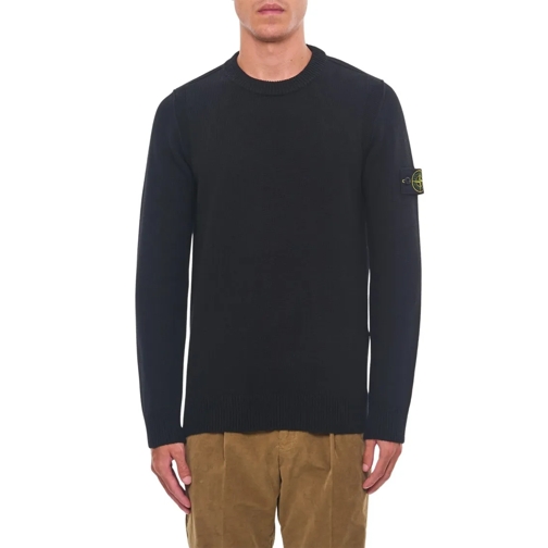 Stone Island Pullover Crewneck Sweatshirt Black