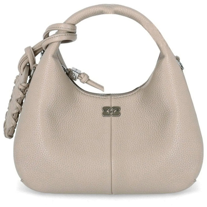 GANNI Tote bag beige beige