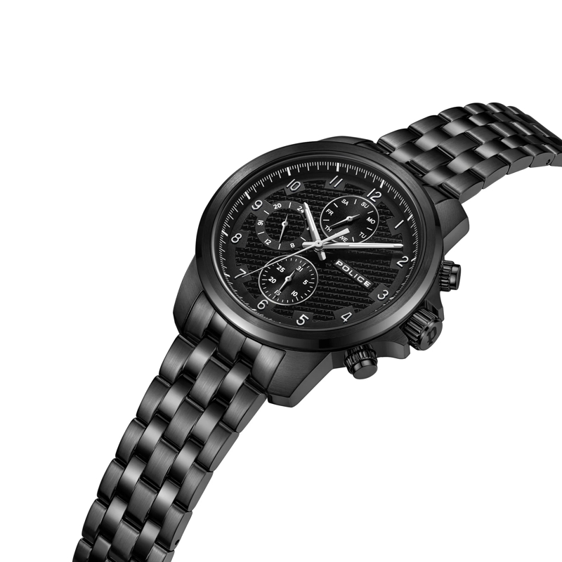 Police Automatikuhr Quarzuhr Mensor schwarz(Image 2)